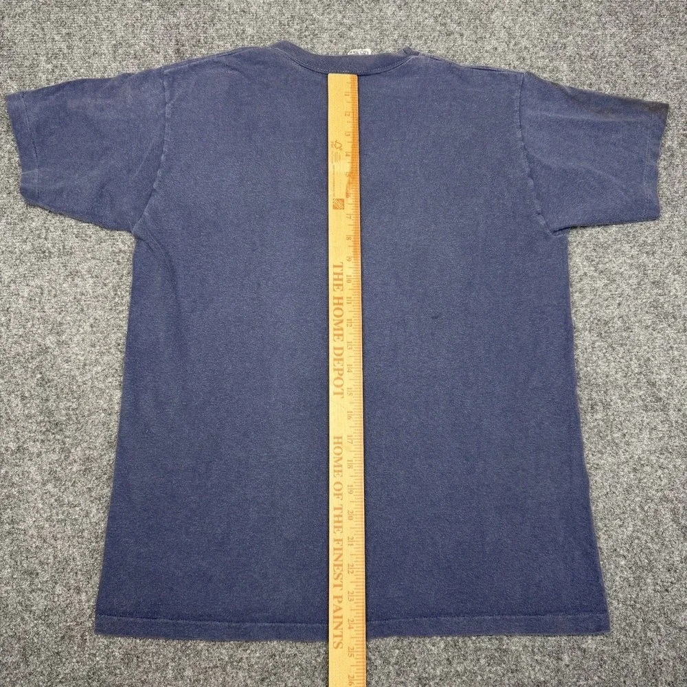 Vintage Nike T Shirt Single Stitch L 70s Pinwheel Tag RARE Crazy Fade - Picture 7 of 8